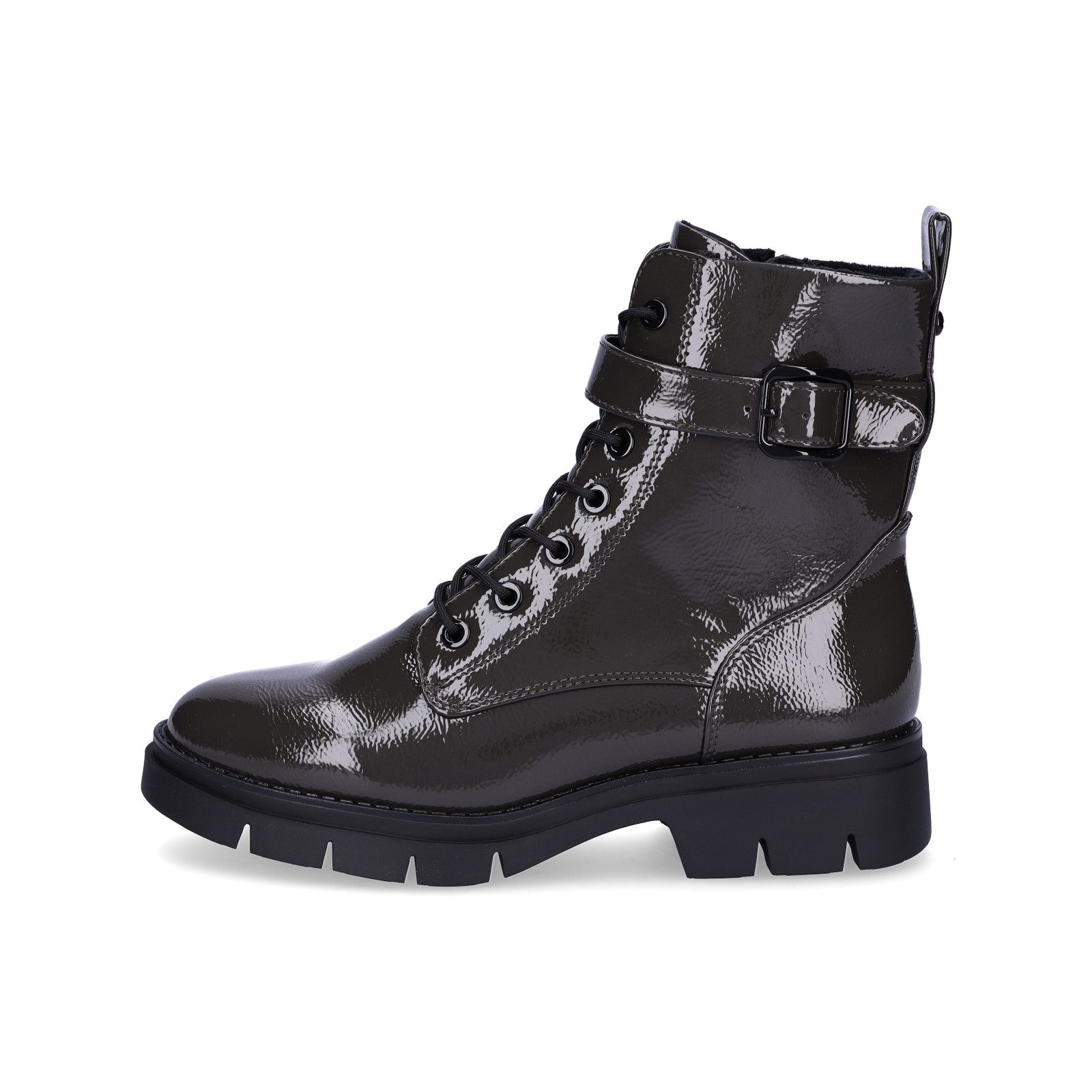 Tamaris Tamaris Damen Schnürboot olive Lack Schnürboots