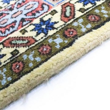 Wollteppich Ardebil Teppich handgeknüpft beige, morgenland, rechteckig, Höhe: 9 mm, handgeknüpft