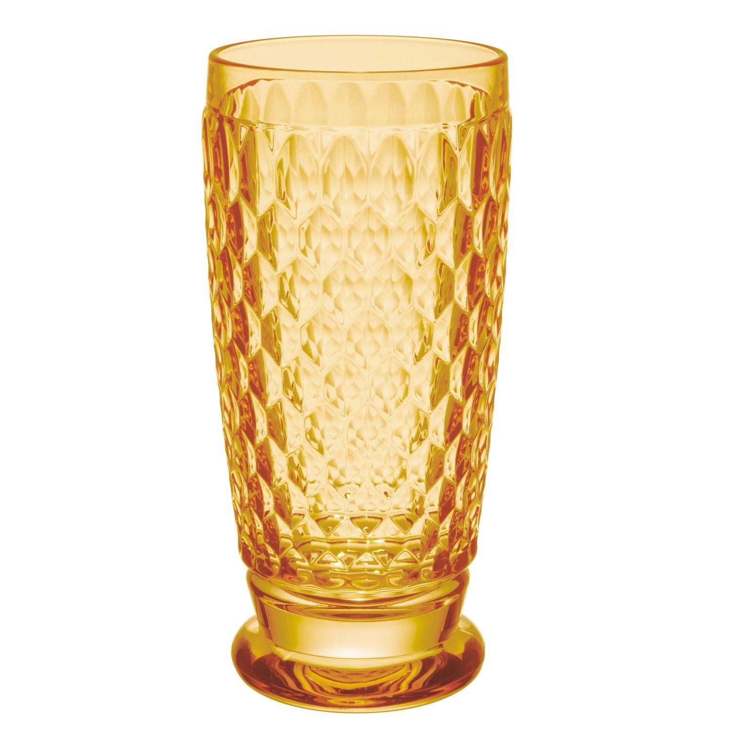 Villeroy & Boch Longdrinkglas Boston Saffron, Kristallglas, Spülmaschinenfest