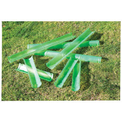 EDUPLAY Badespielzeug Bambus Style Wasserrinnen 8er Set