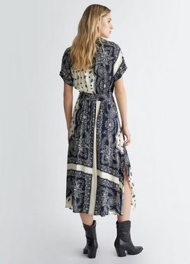 Liu Jo Midikleid - Allovermuster - Kleid aus bedrucktem Satin