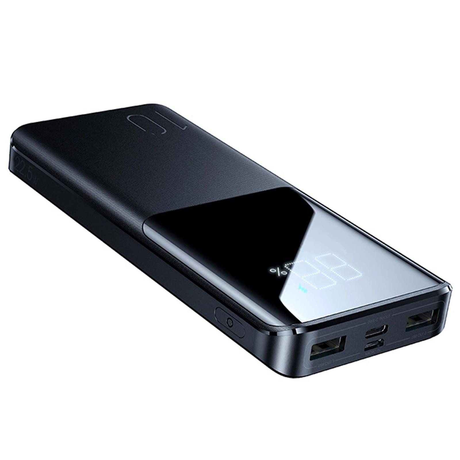 JOYROOM JR-QP191 Powerbank mit Schnelladung 10000 mAh (5 V), PD 3.0 QC 3.0 Huawei FCP Samsung AFC SCP u. PE Quick Charge Protokolle
