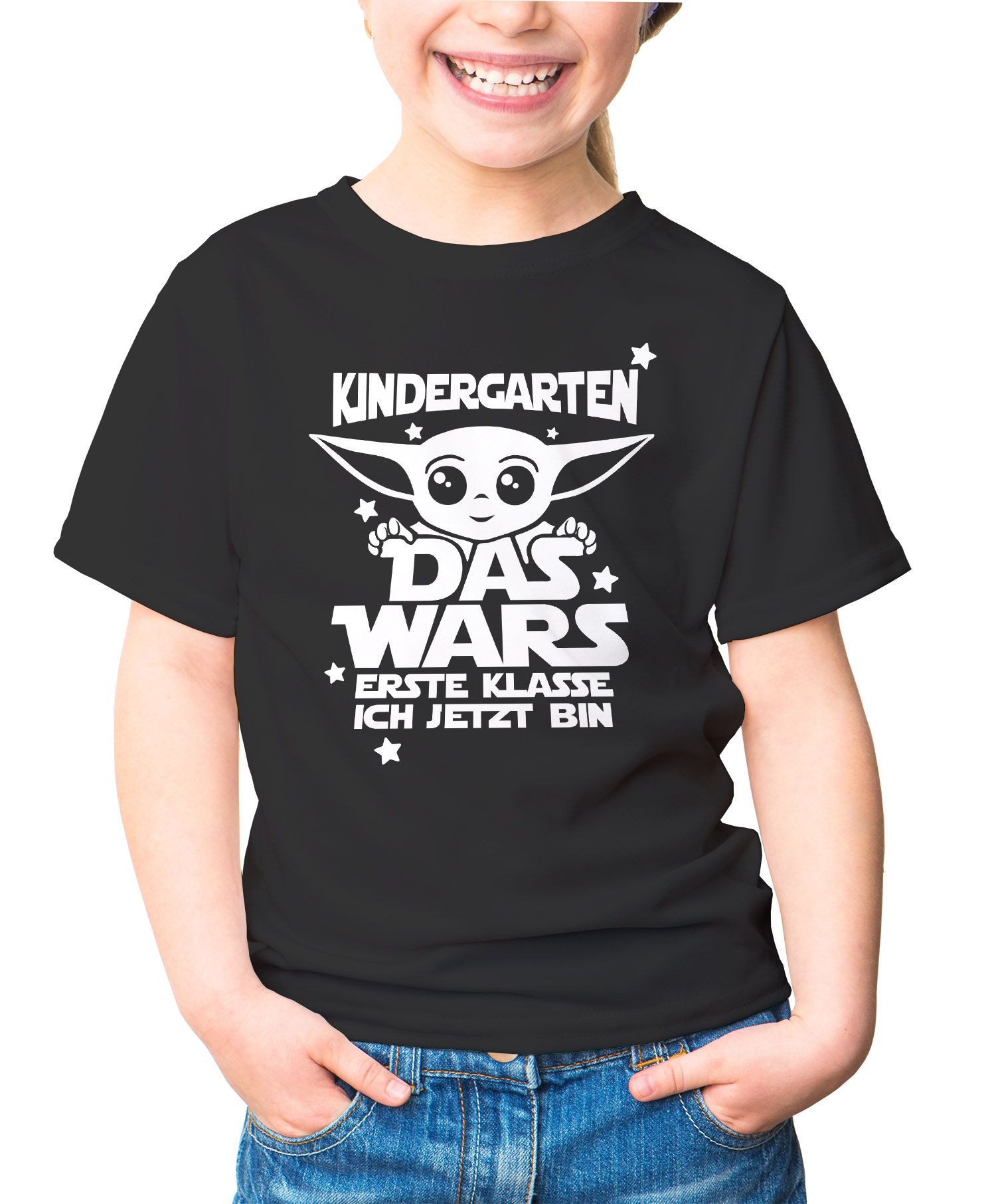 Print-Shirt Kinder T-Shirt Mädchen Kindergarten Das Wars erste Klasse ich jetzt