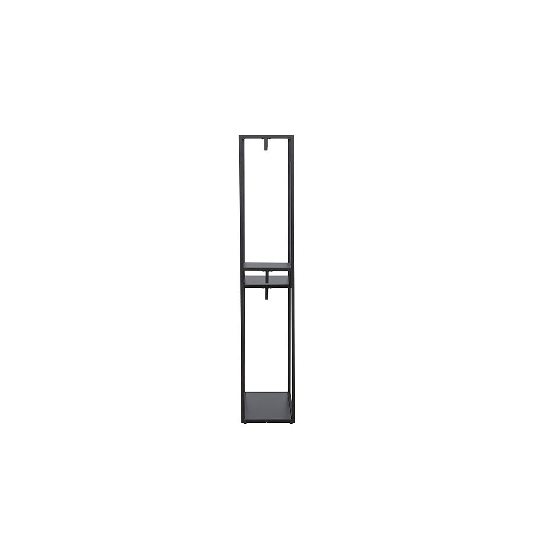 Venture Home Garderobenhalter Staal Garderobenständer 2 Regale, 3 Kleiderstangen