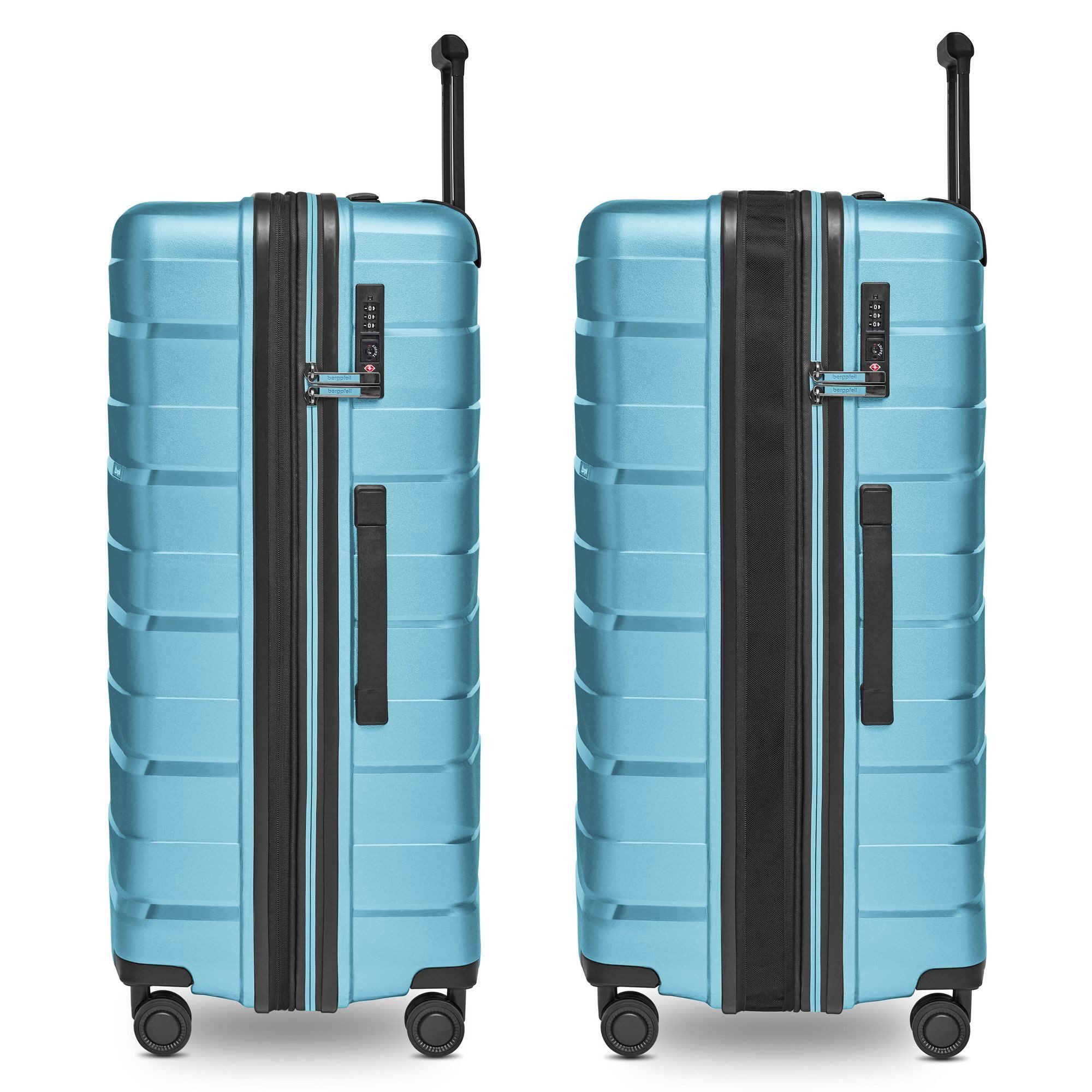 Bergpfeil Trolley Travel 4 Rollen Trolley L 75 cm mit Dehnfalte – Bild 3 von 5