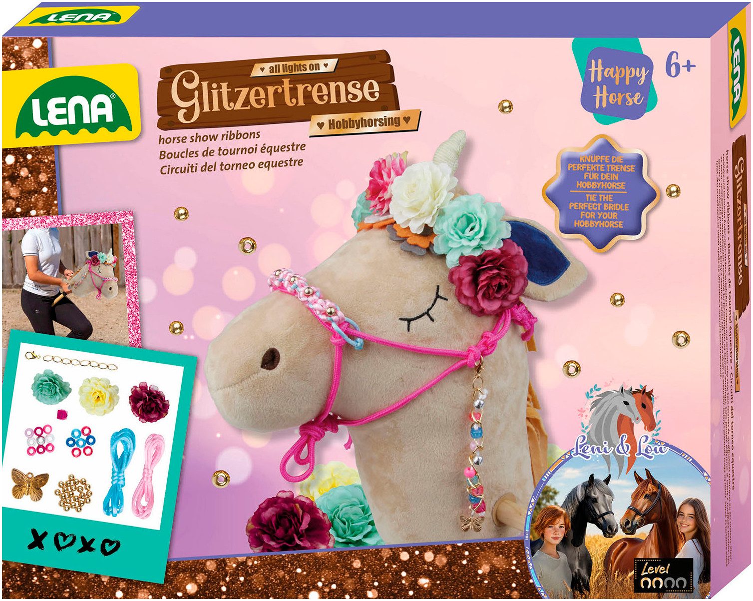 Lena® Kreativset Glitzertrense Hobby Horsing