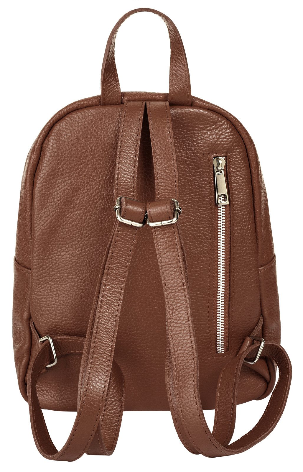 Samantha Look Cityrucksack SAMANTHA LOOK Damen Echt Leder, Made in Italy, Echt Leder, Made in Italy