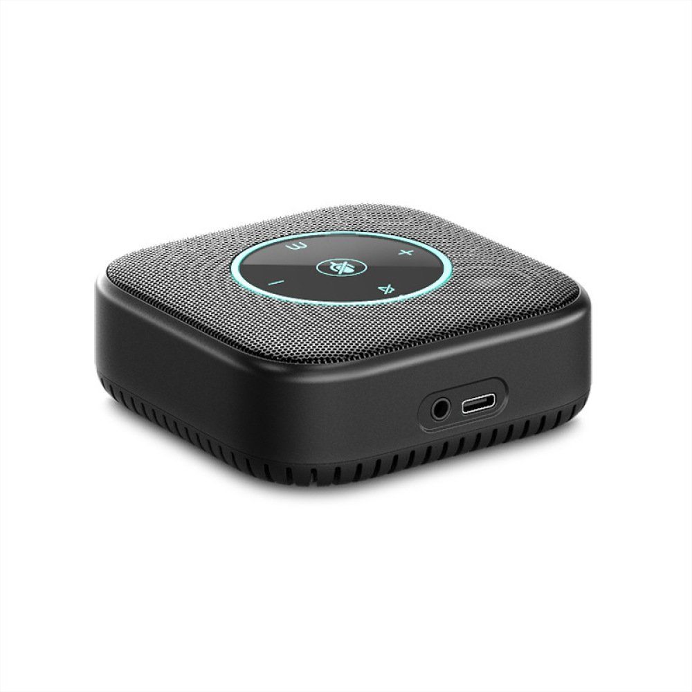 GelldG Lautsprecher Mikrofon, USB Konferenzlautsprecher, Tragbar Bluetooth- Lautsprecher
