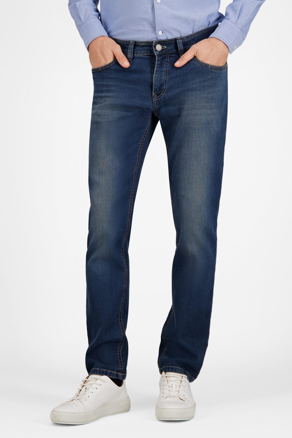 Atelier GARDEUR 5-Pocket-Jeans BATU Modern Fit Jeans Superflex Denim mit hoher Elastizität und optimalem Tragekomfort