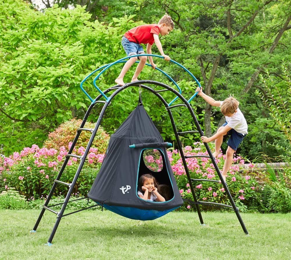 TP Toys Schaukelgestell Hängesessel UFO, (1-tlg), Geeignet für Kinder ab 3 J., Traglast 100KG, LxBxH 122x217x201cm
