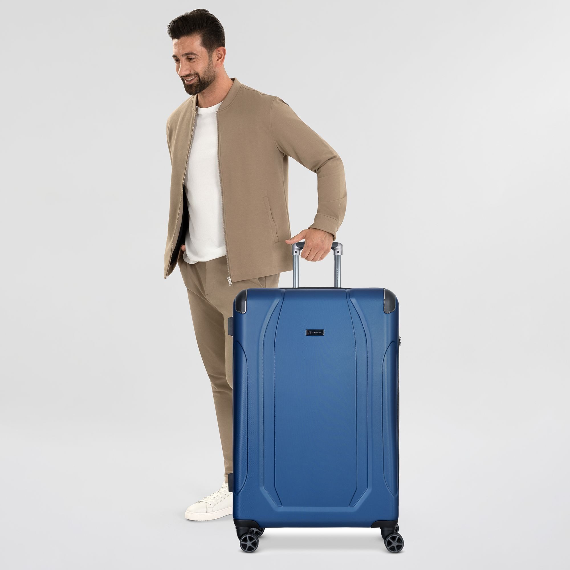 bugatti Hartschalen-Trolley Valencia, 4 Rollen, ABS günstig online kaufen