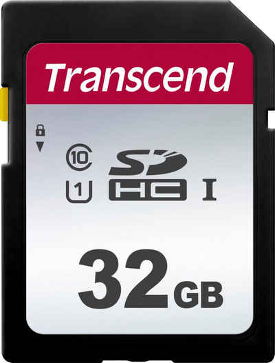 Transcend »300S SDHC 32GB« Speicherkarte (32 GB, Class 10, 95 MB/s Lesegeschwindigkeit)