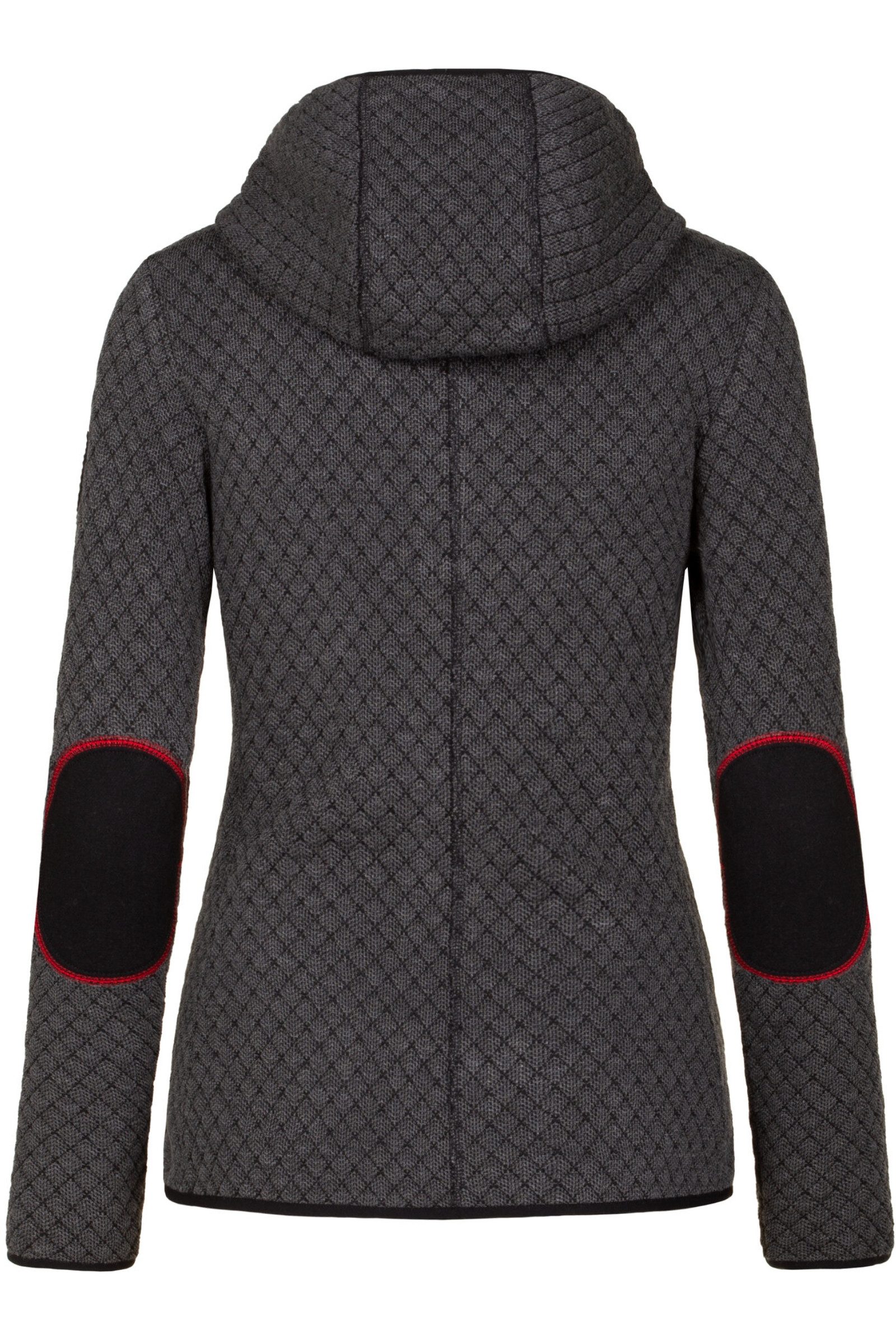 Almgwand Outdoorjacke Outdoorjacke Damen - SCHAFBERG - shadow/schwarz/rot