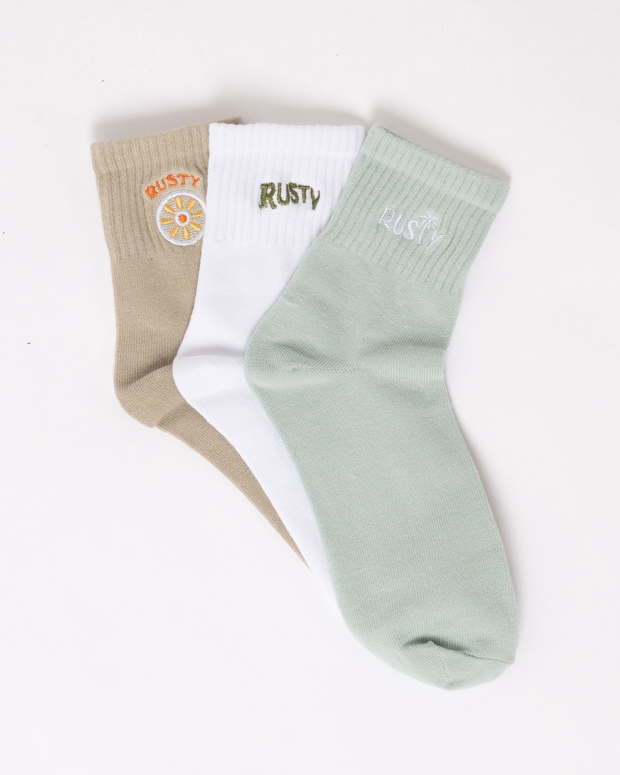 DAY FANCY 3-SOCK Sportsocken Rusty PACK CREW