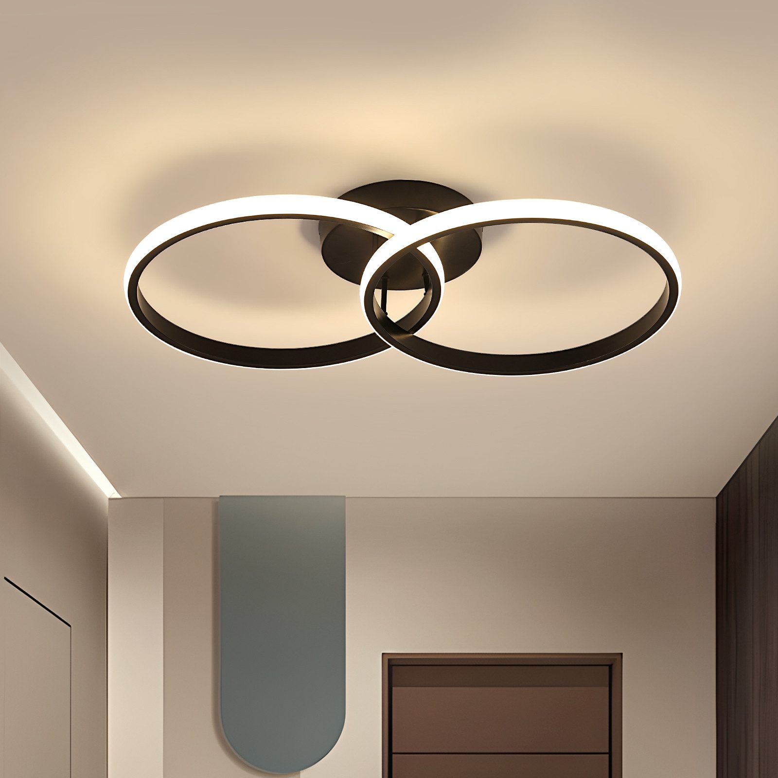 Goeco LED Deckenleuchte Energiesparende Dekolampe, 42W günstig online kaufen