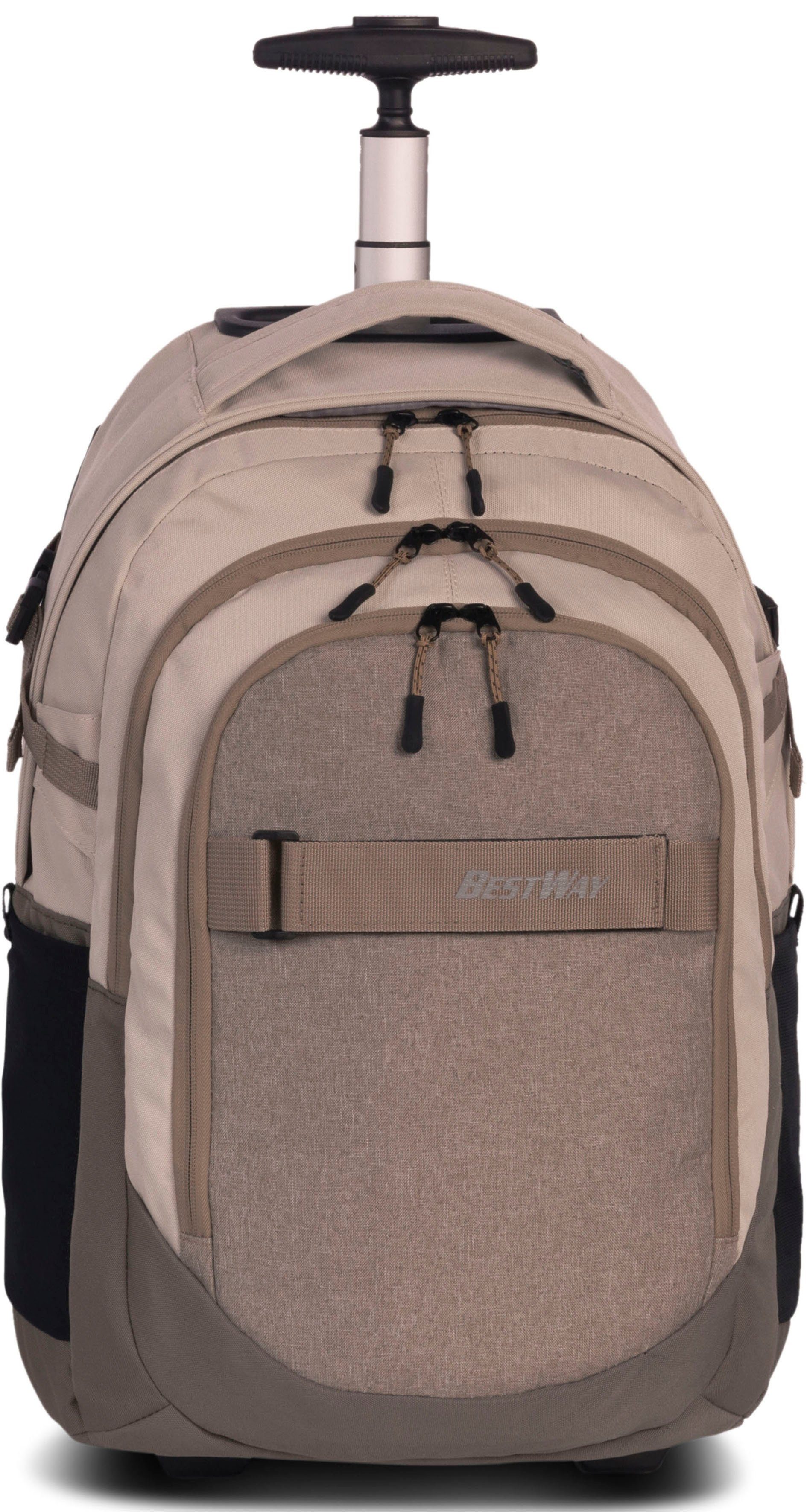 BESTWAY Freizeitrucksack Evolution Roller, natur/sand, mit Trolley-Funktion