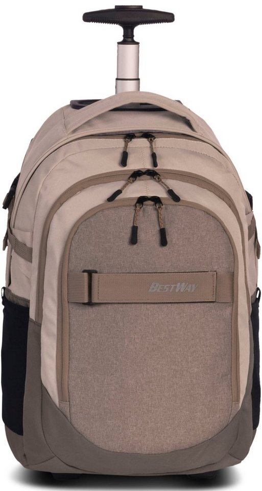 BESTWAY Freizeitrucksack Evolution Roller, natur/sand, mit Trolley-Funktion