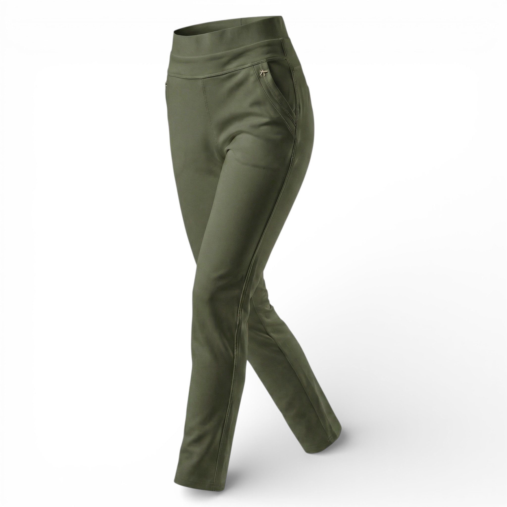 Aurela Damenmode Stretch-Hose Damen Leggings Schlupfhose mit Komfort Bund H günstig online kaufen