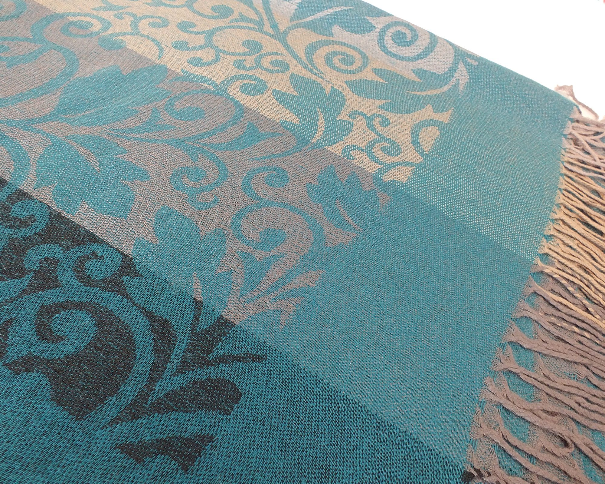 chic4home Schal Dreamy Flair, (1-St. 1-teilig), Damen Schal Stola eleganter Longschal florale Motive