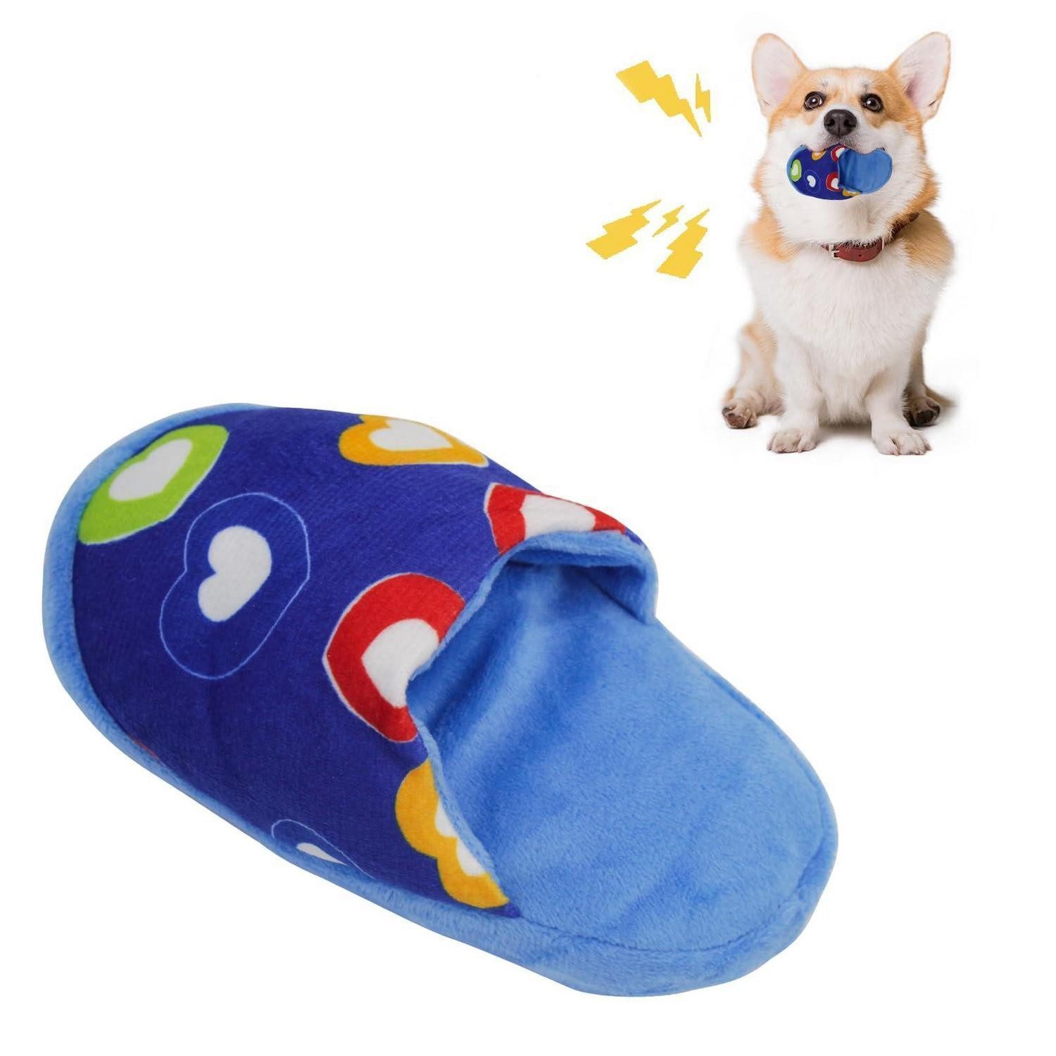 LuxusKollektion Tierkuscheltier Plüsch Hundespielzeug mit Herz Blau, Textil, (1-tlg)