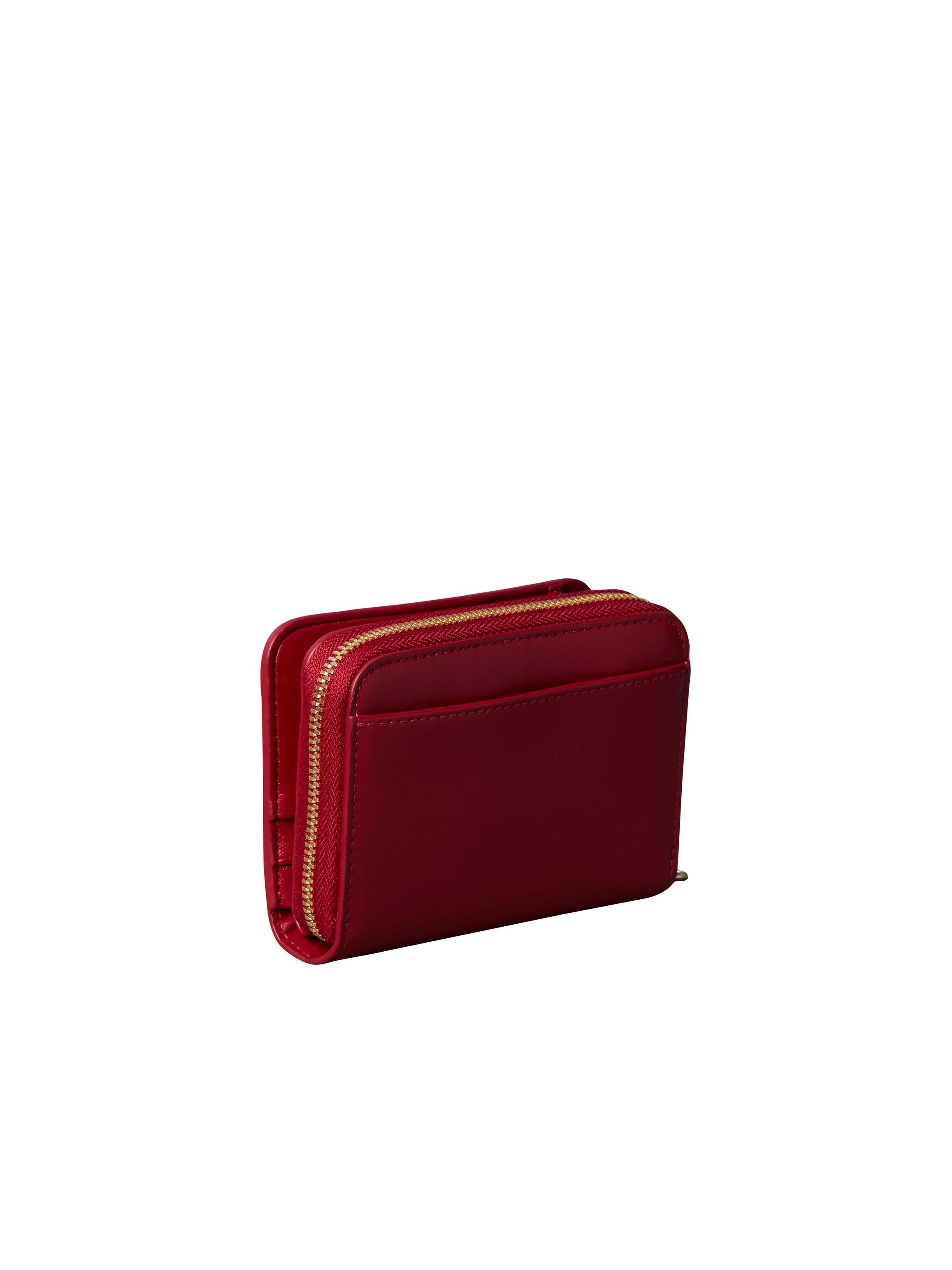 Calvin Klein Geldbörse CK PULLER MEDIUM FLAP ZIP AROUND, Damen Geldbörse, Portemonnaie mit CK-Schmuck-Logo