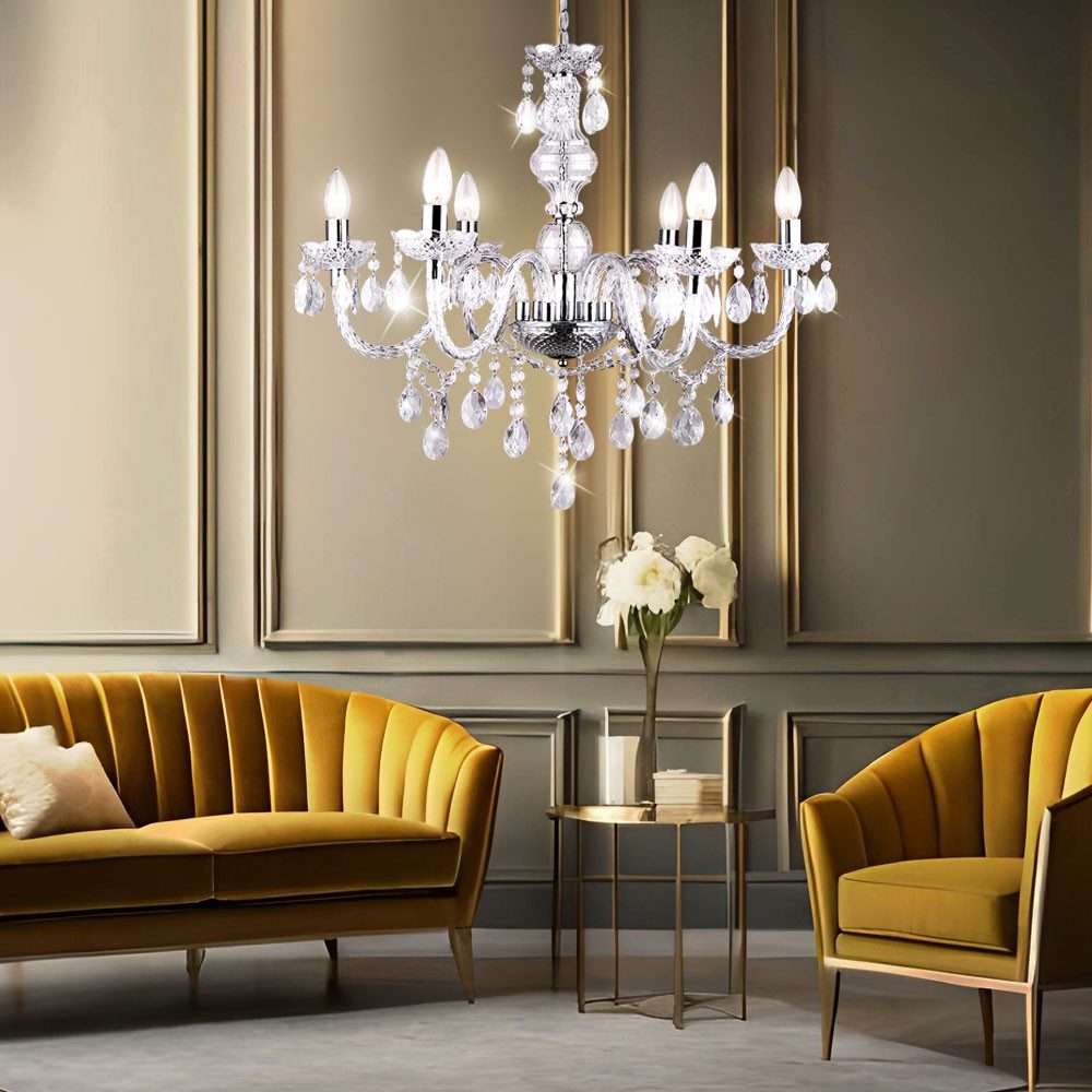 GLOBO LIGHTING Kronleuchter, Leuchtmittel nicht inklusive, Kronleuchter Kri günstig online kaufen