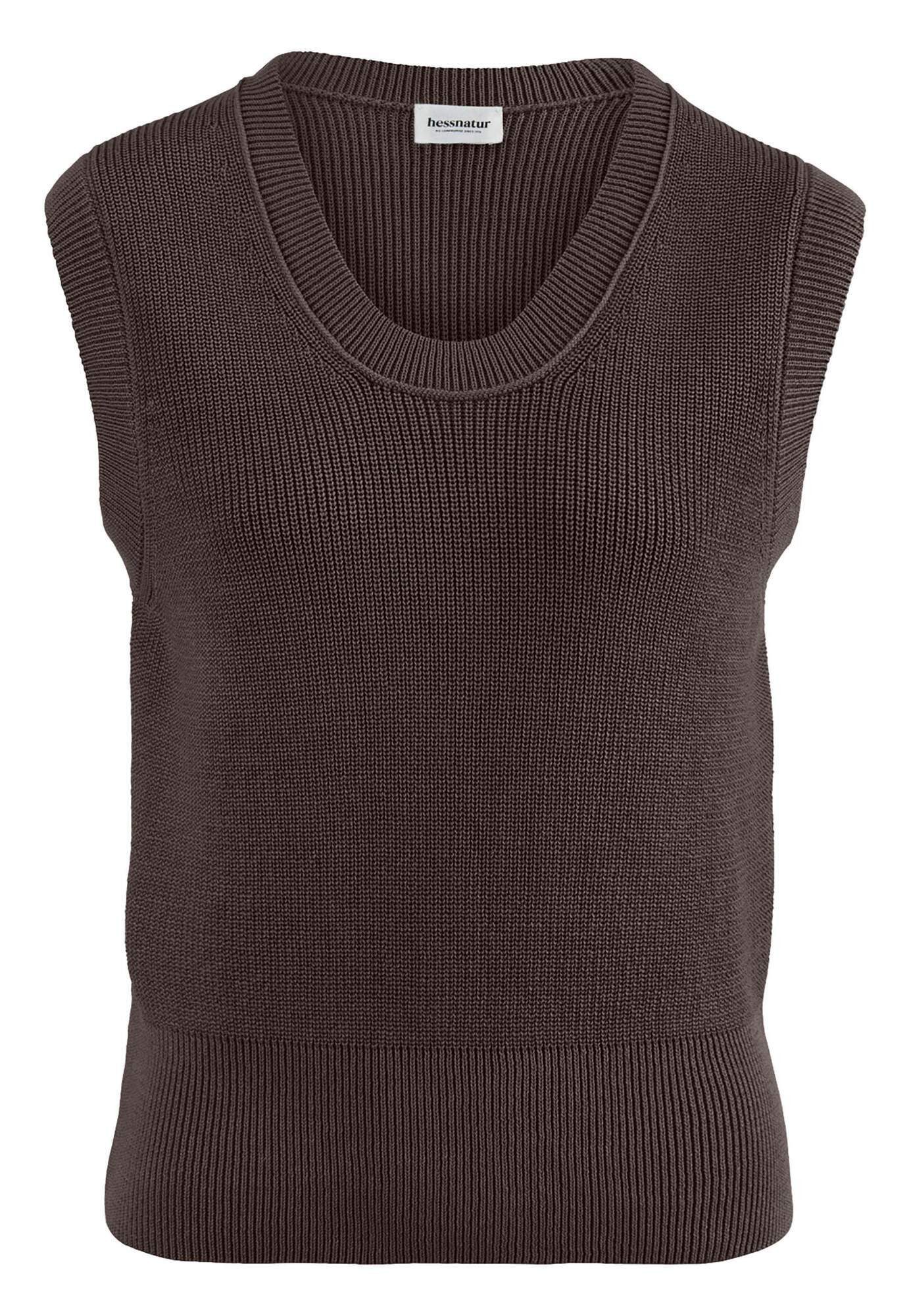 Hessnatur Stricktop aus reiner Bio-Baumwolle (1-tlg)