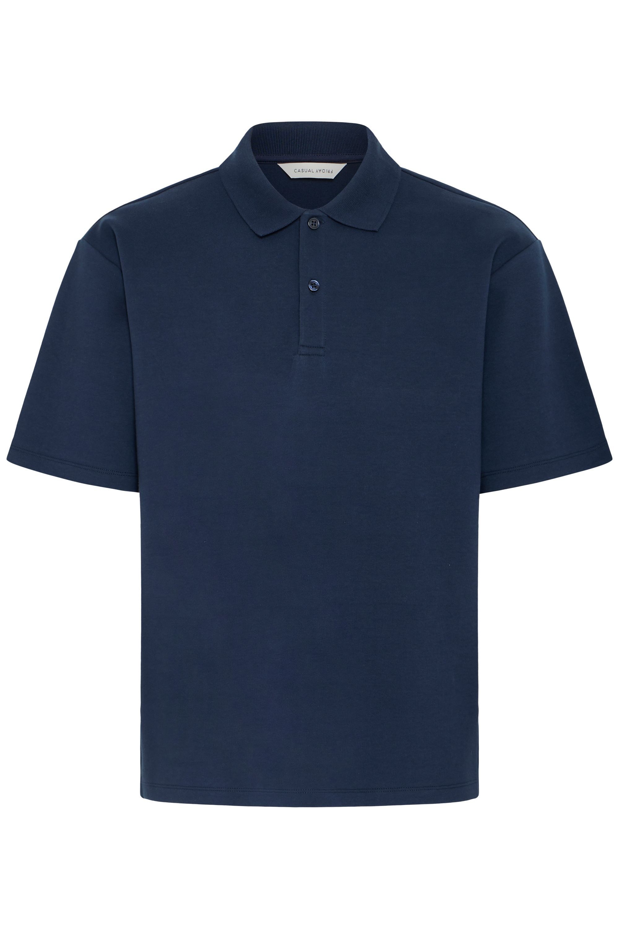 Casual Friday Poloshirt CFSveen Klassisches Poloshirt mit kurzer Knopfleiste und Polokragen