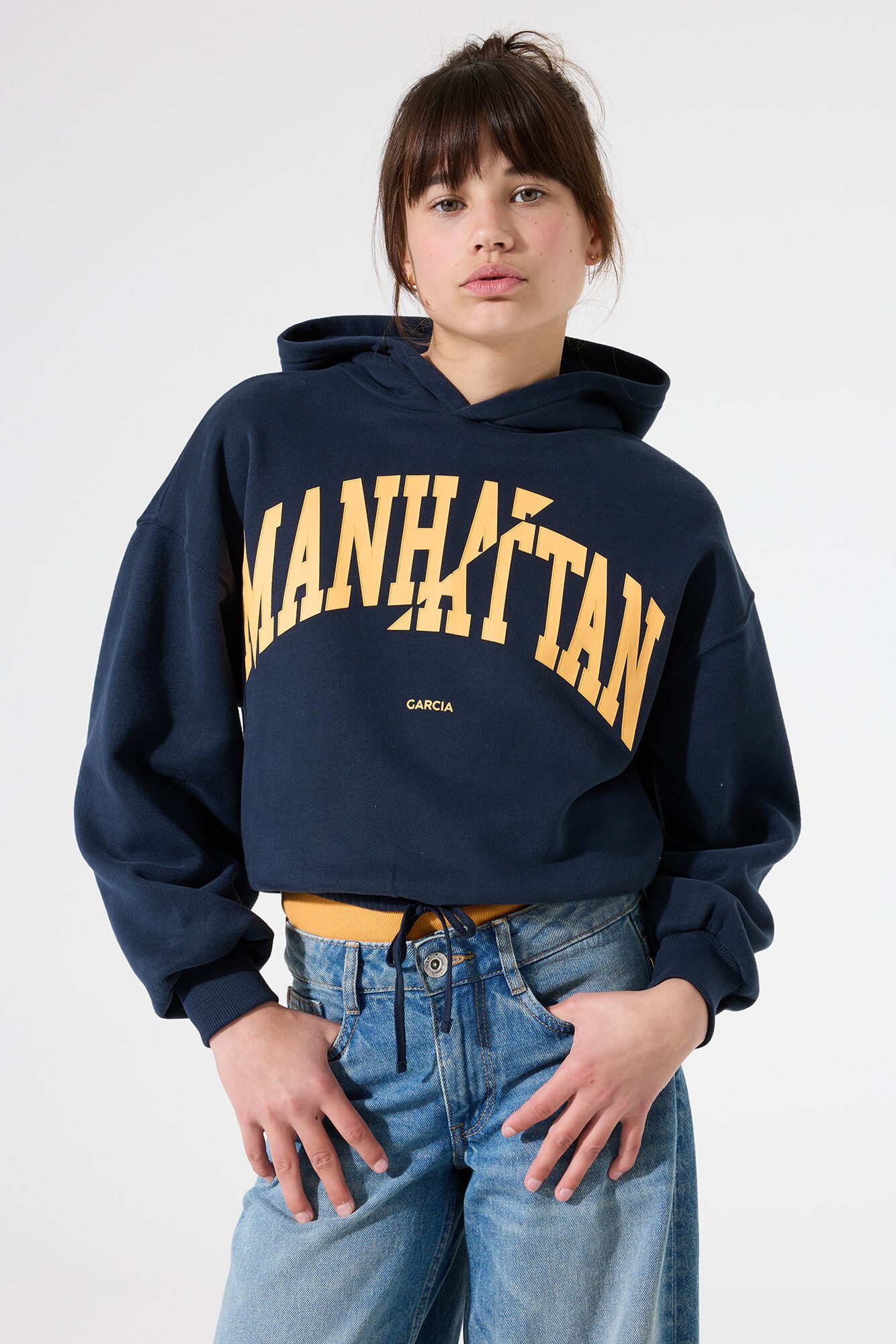 Garcia Sweatshirt kurze Form bis zur Taille