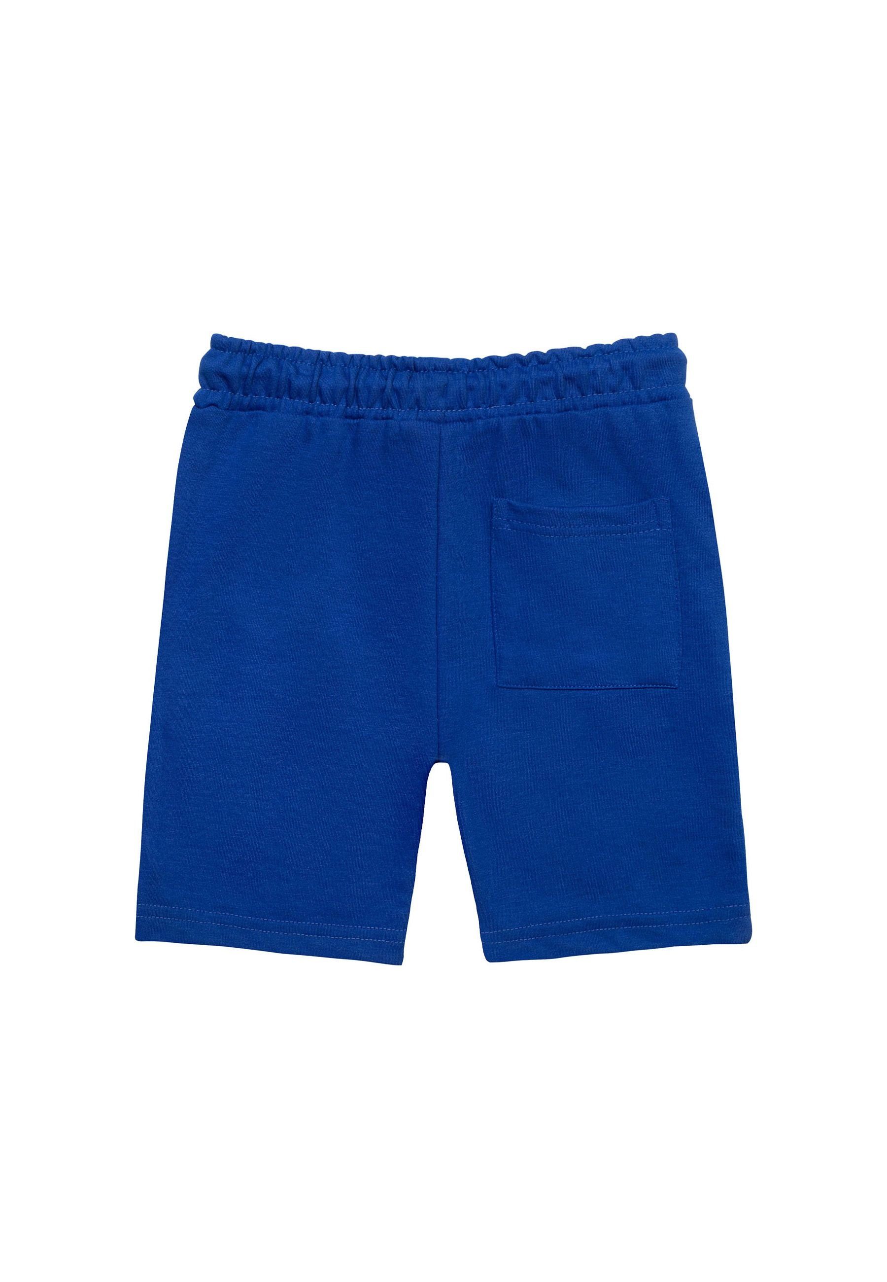 Sweatshorts mit Blau MINOTI Shorts (1y-14y) Aufschrift