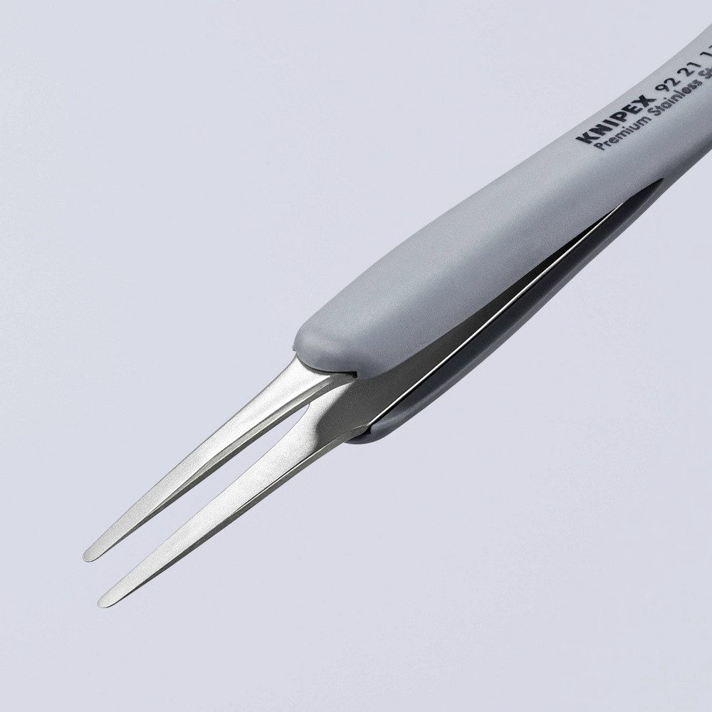 Knipex Pinzette Knipex 92 21 11 ESD ESD Präzisionspinzette Spitz 123 mm