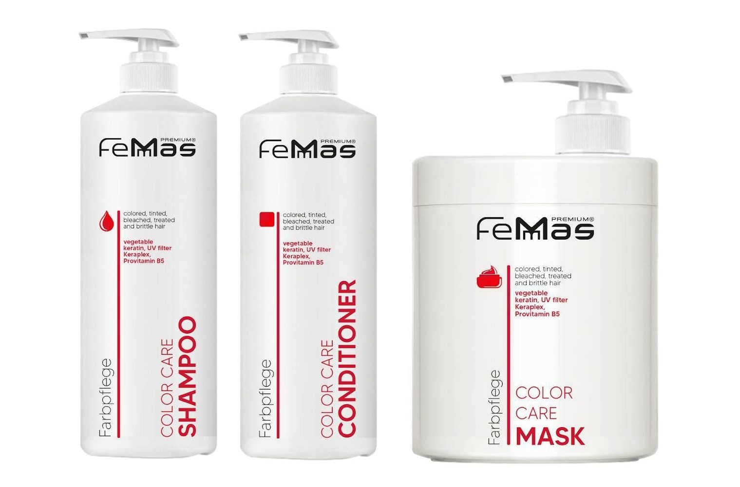Femmas Premium Haarpflege-Set Femmas Color Care Haarpflege Set XL