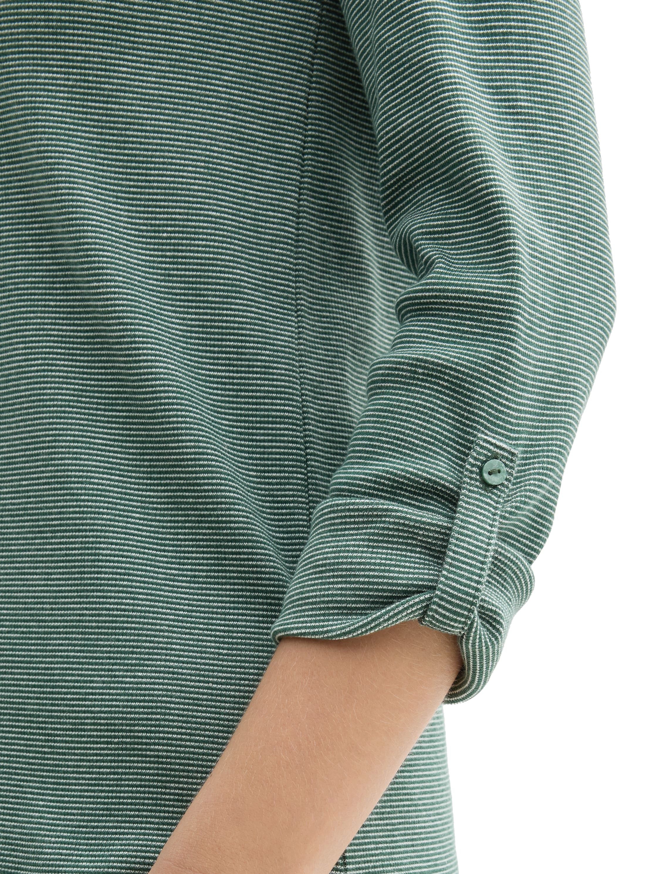 TOM TAILOR Henleyshirt mit Turn-Up-Arm