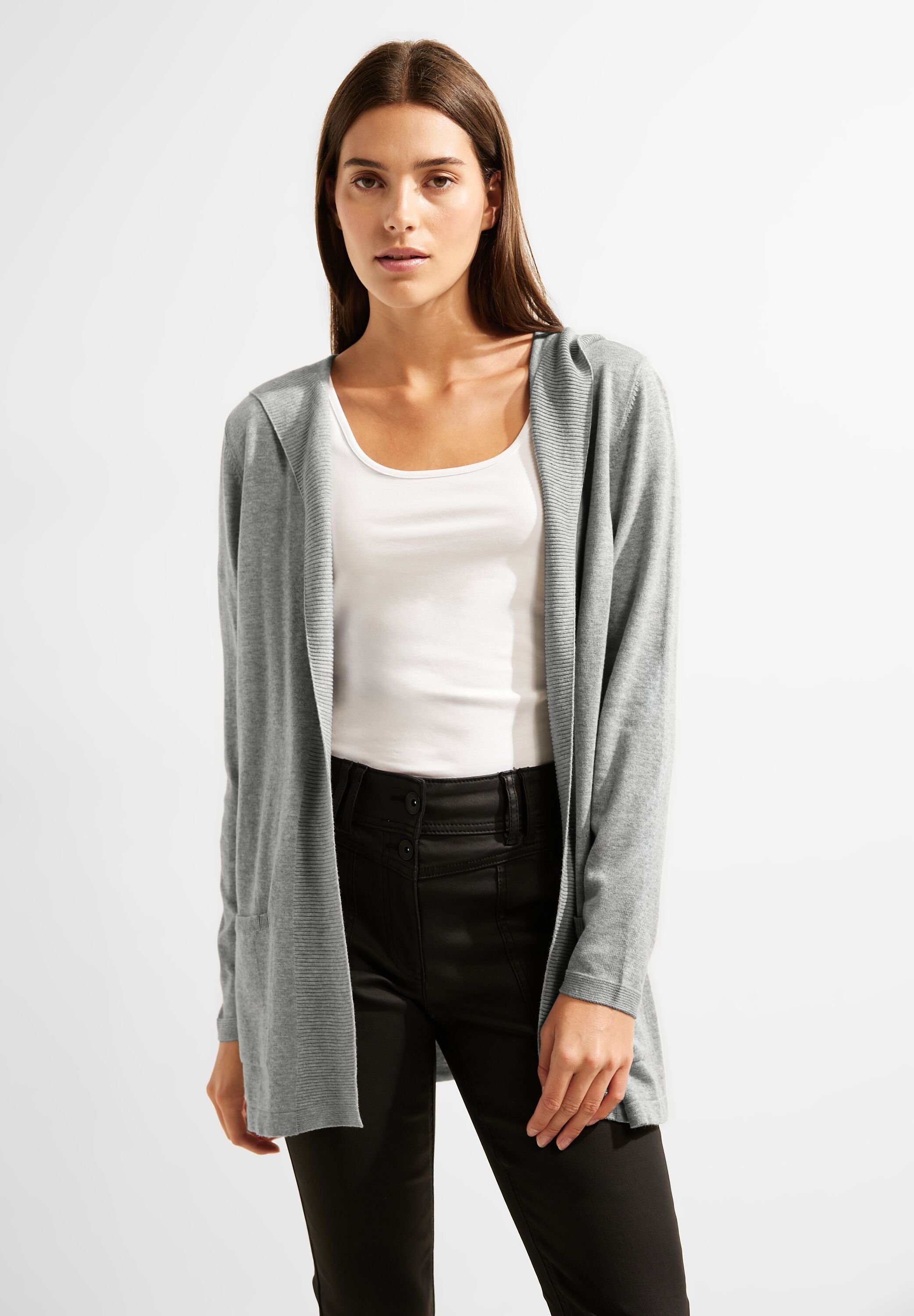 Strickjacke NOS aus softem Struktur-Jersey main image 1