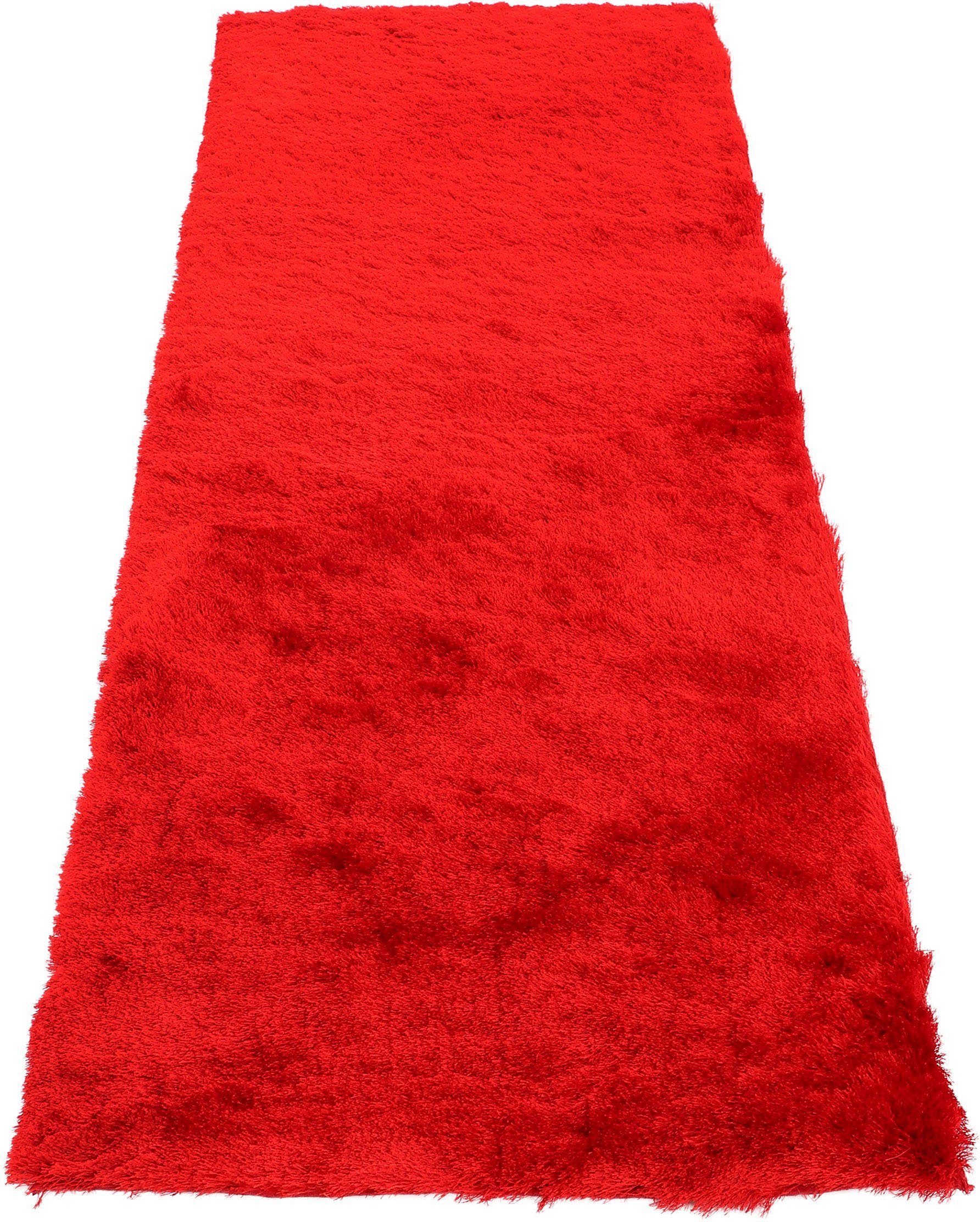 carpetfine Hochflor-Teppich Breeze, rechteckig, Höhe: 45 mm, besonders weich mit leichtem Glanz Garn, Wohnzimmer