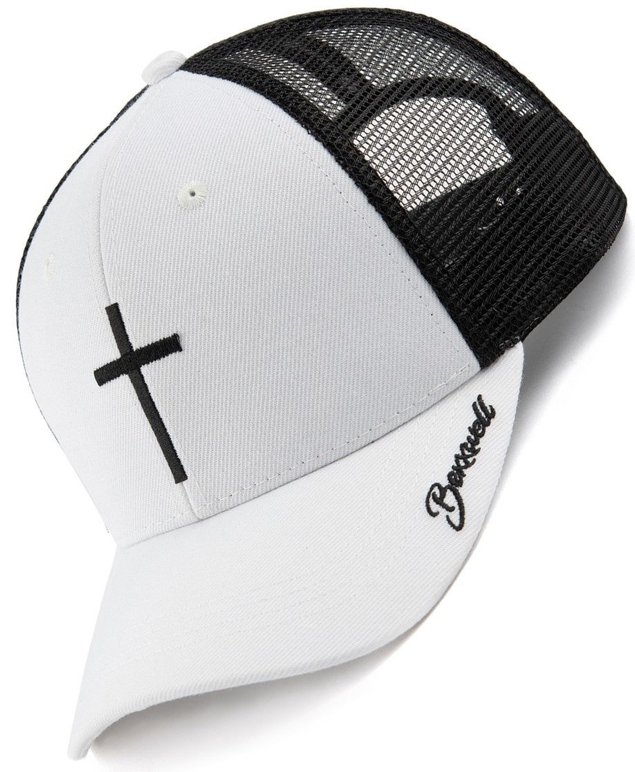 Bexxwell Trucker Cap mit Kreuz-Stickerei (optimale Passform, Unisex, Baseba günstig online kaufen
