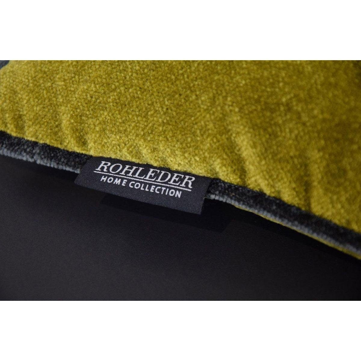 ROHLEDER Kissenhülle Kissenhülle Samt Big Cloud Lemon Gelb (50x50cm)