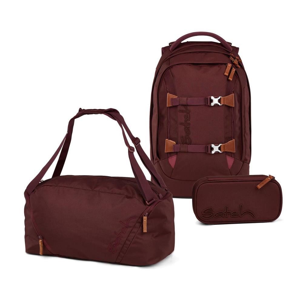Satch Schulrucksack Pack (3tlg, inkl. Schlamperbox und Sporttasche)