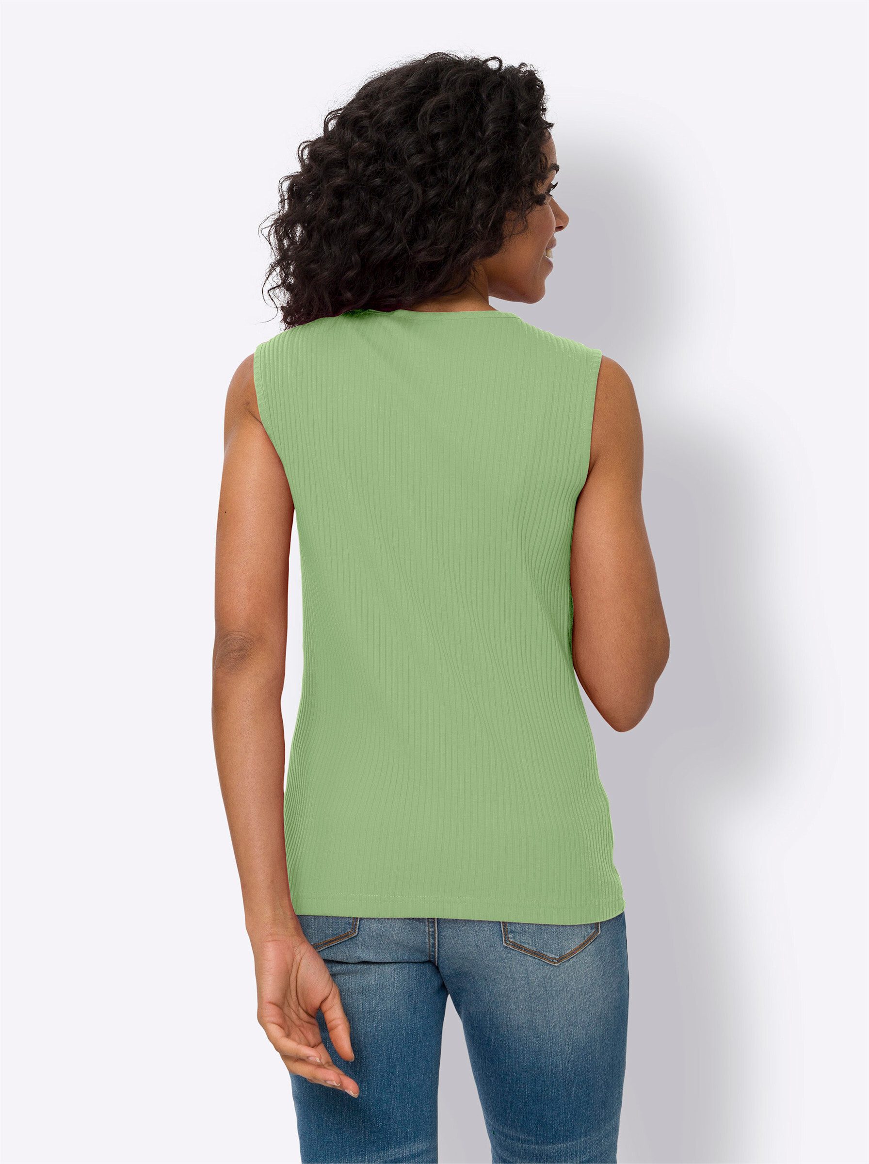 Sieh an! Shirttop Shirttop Ärmellos