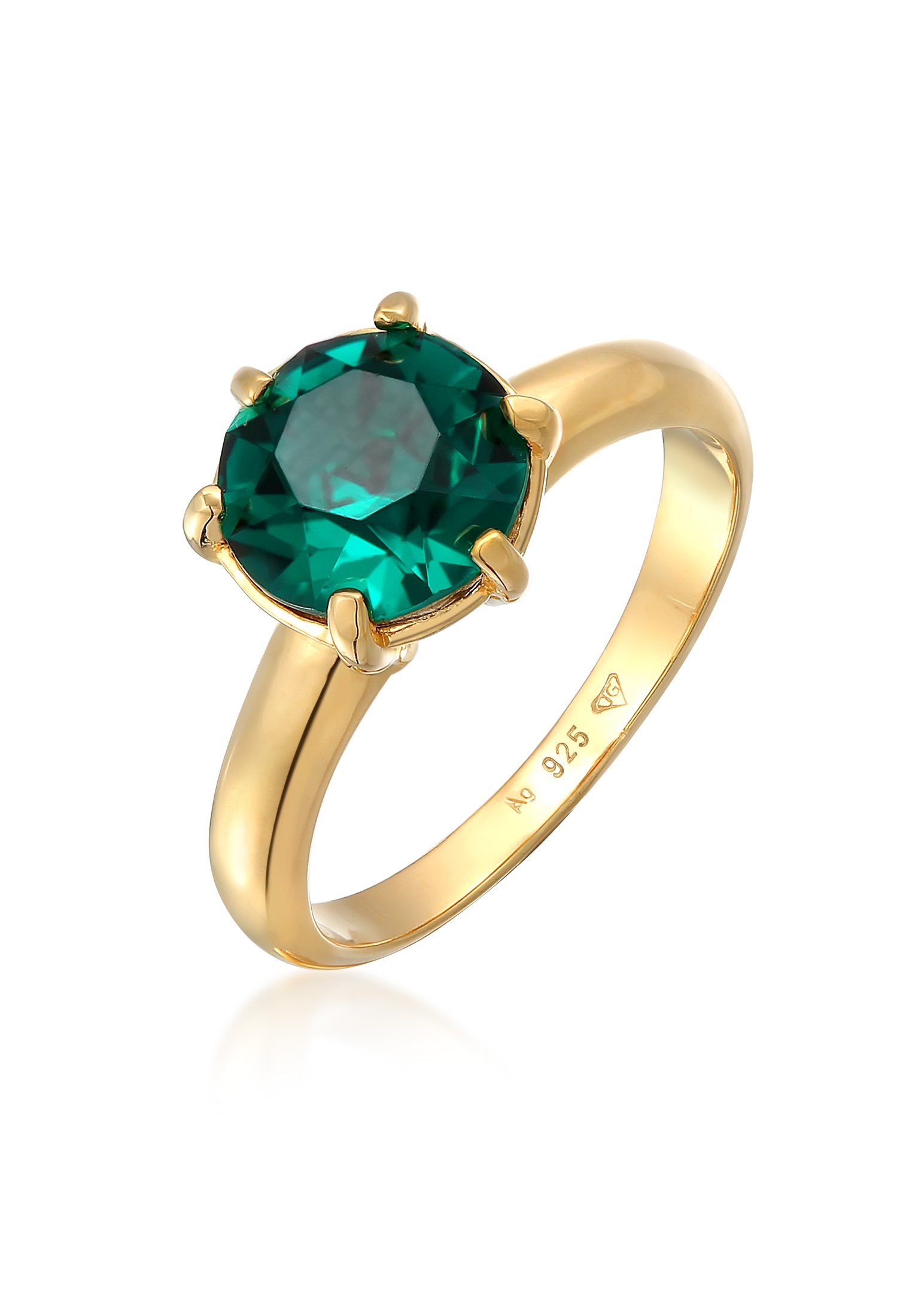Elli Fingerring Solitär Kristalle Verlobung 925 günstig online kaufen