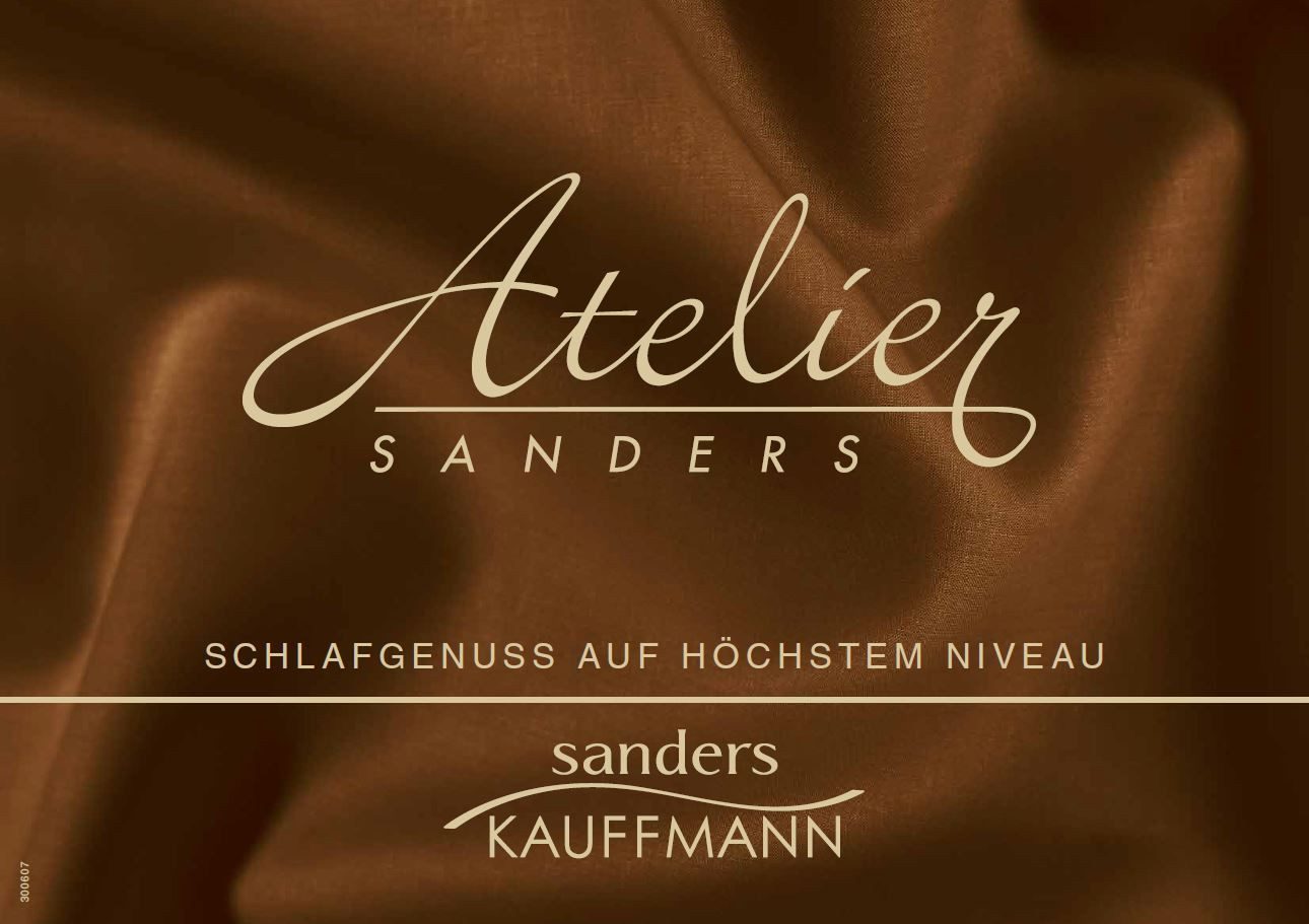 Sanders Kauffmann Daunenbettdecke Eiderdaunendecke "Atelier Sanders" Warm, Füllung: 100% handverlesene Eiderdaunen, Bezug: 100% Baumwolle, Handgemachter Luxus für höchste Ansprüche.