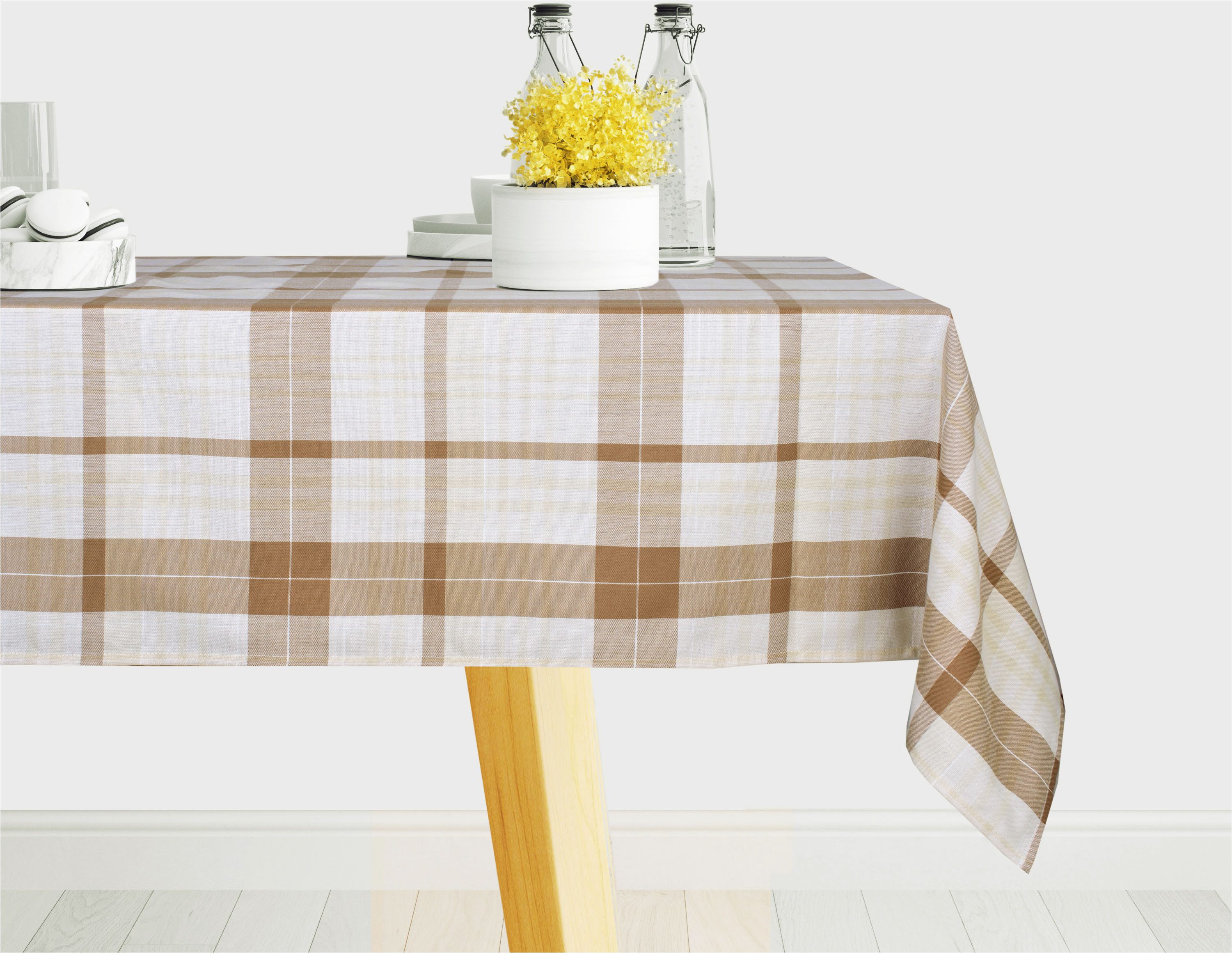 my home Tischdecke Candise (1-tlg), verschiedene Größen, Tischdecke, Überwurf, Tischdeko, Karomuster