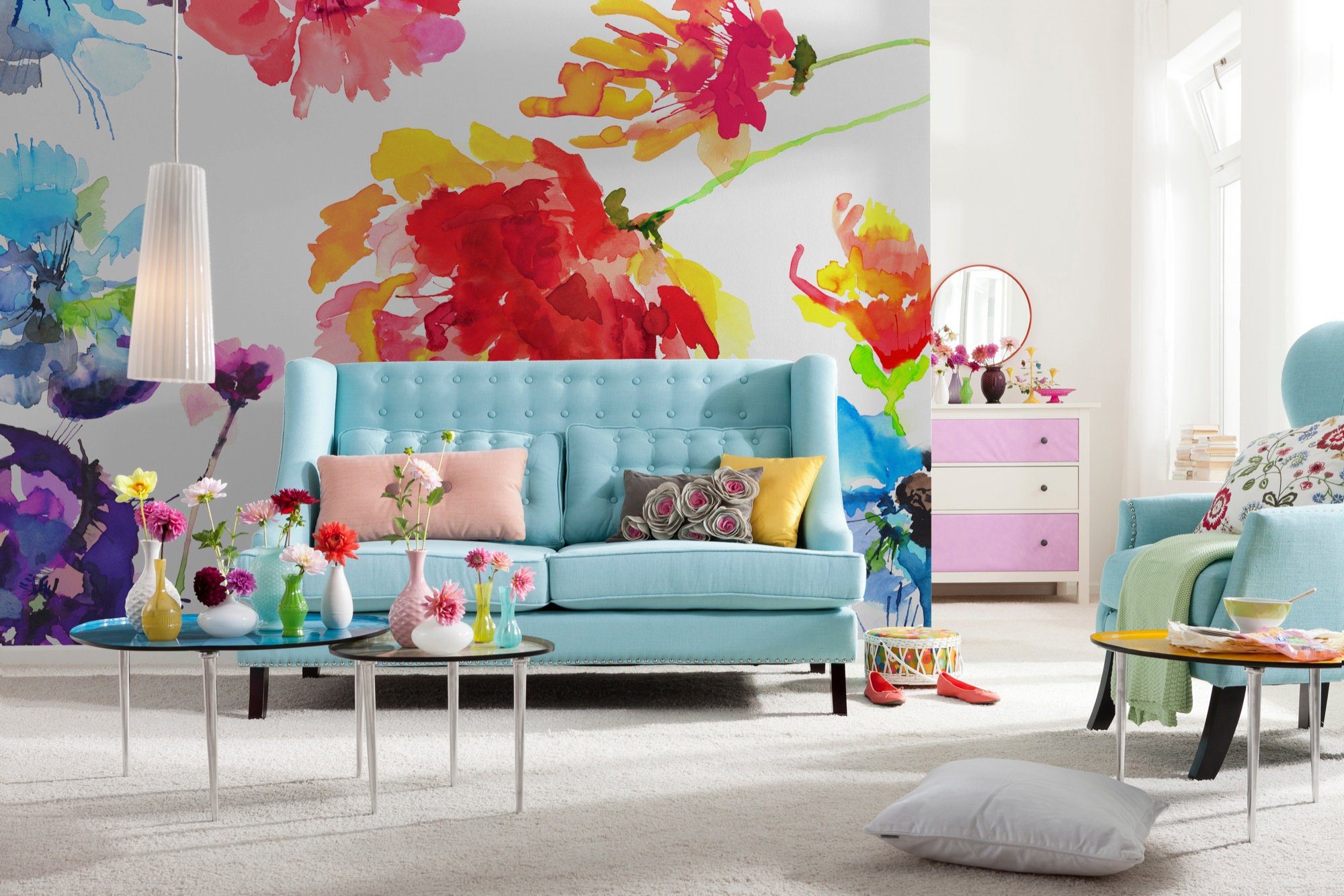 Komar Fototapete Passion - Größe 368 x 254 cm, glatt, bedruckt, Wohnzimmer, Schlafzimmer