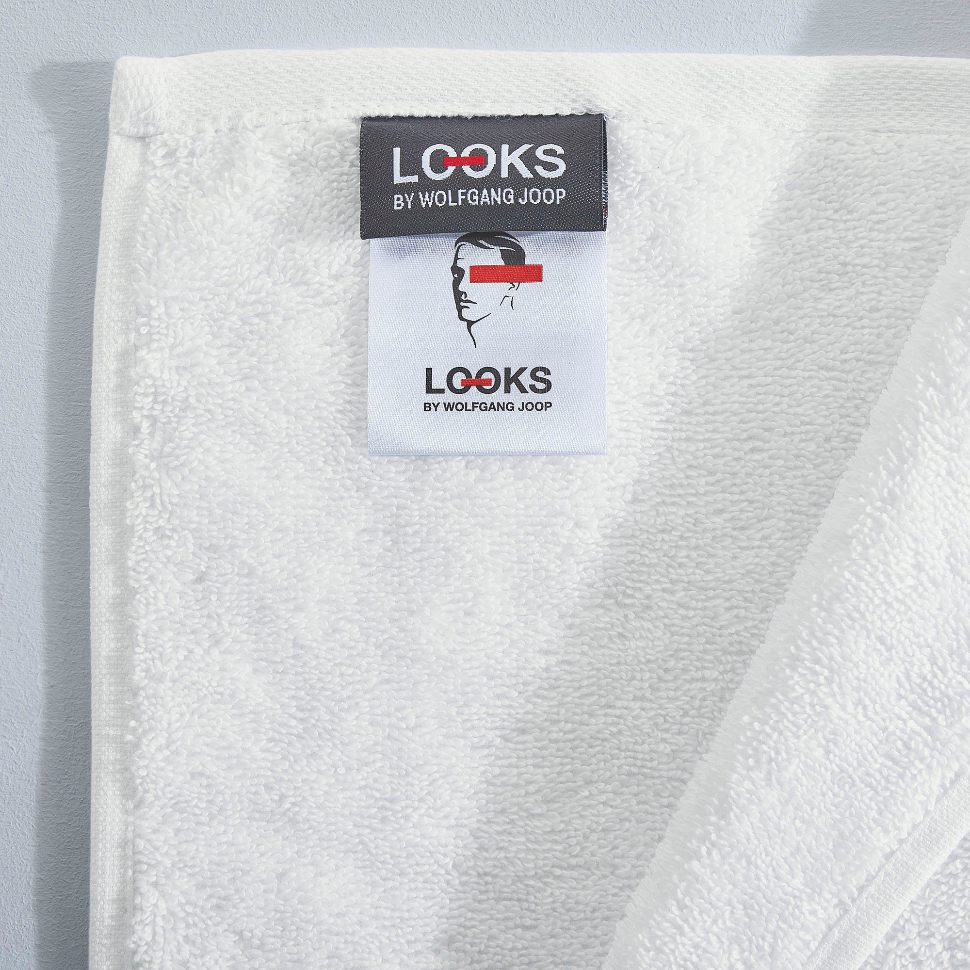 LOOKS by Wolfgang Joop Handtuch LOOKS, Frottier (1-St), mit Logobestickung