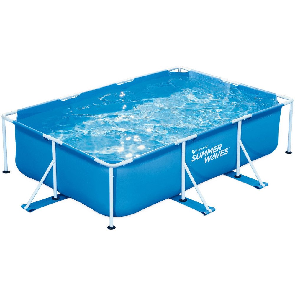 PolyGroup Pool Rectangular Frame Pool Summer Waves - rechteckig - ca. 300 x 200 x 75