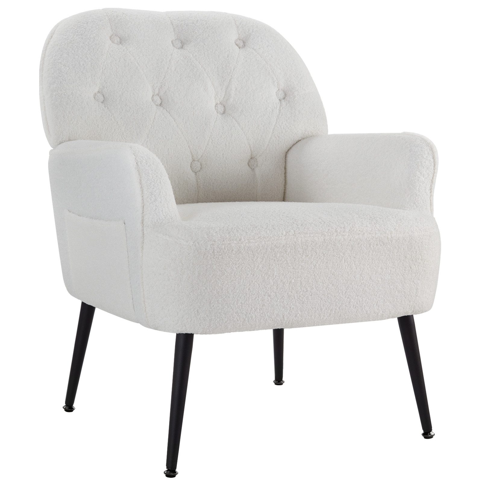 Intimate WM Heart Sessel Einzelsessel, Retro Fernsehsessel mit Metallbeinen günstig online kaufen