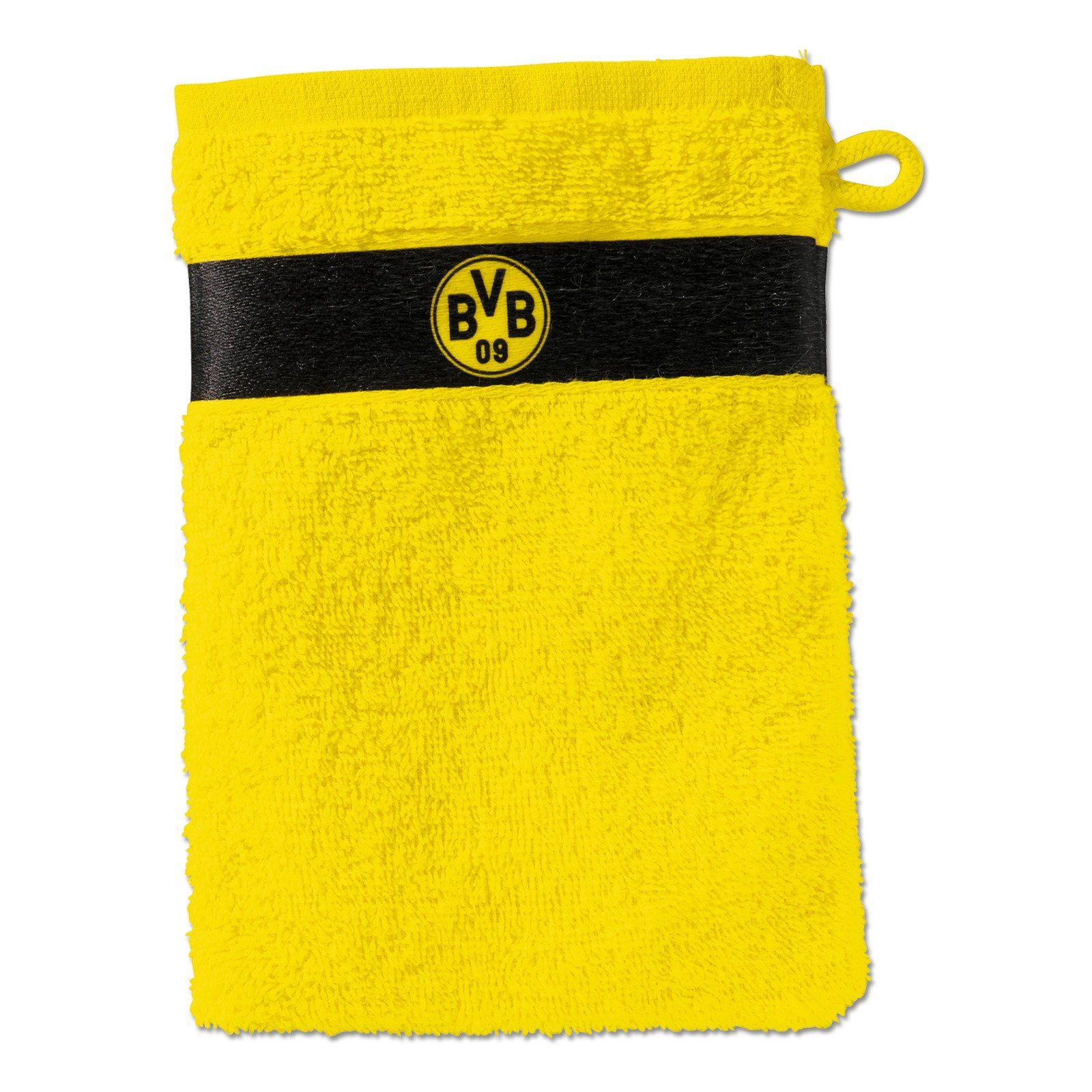 Waschhandschuh BVB (Klassisch, BVB-Waschhandschuh (gelb) 1-tlg)