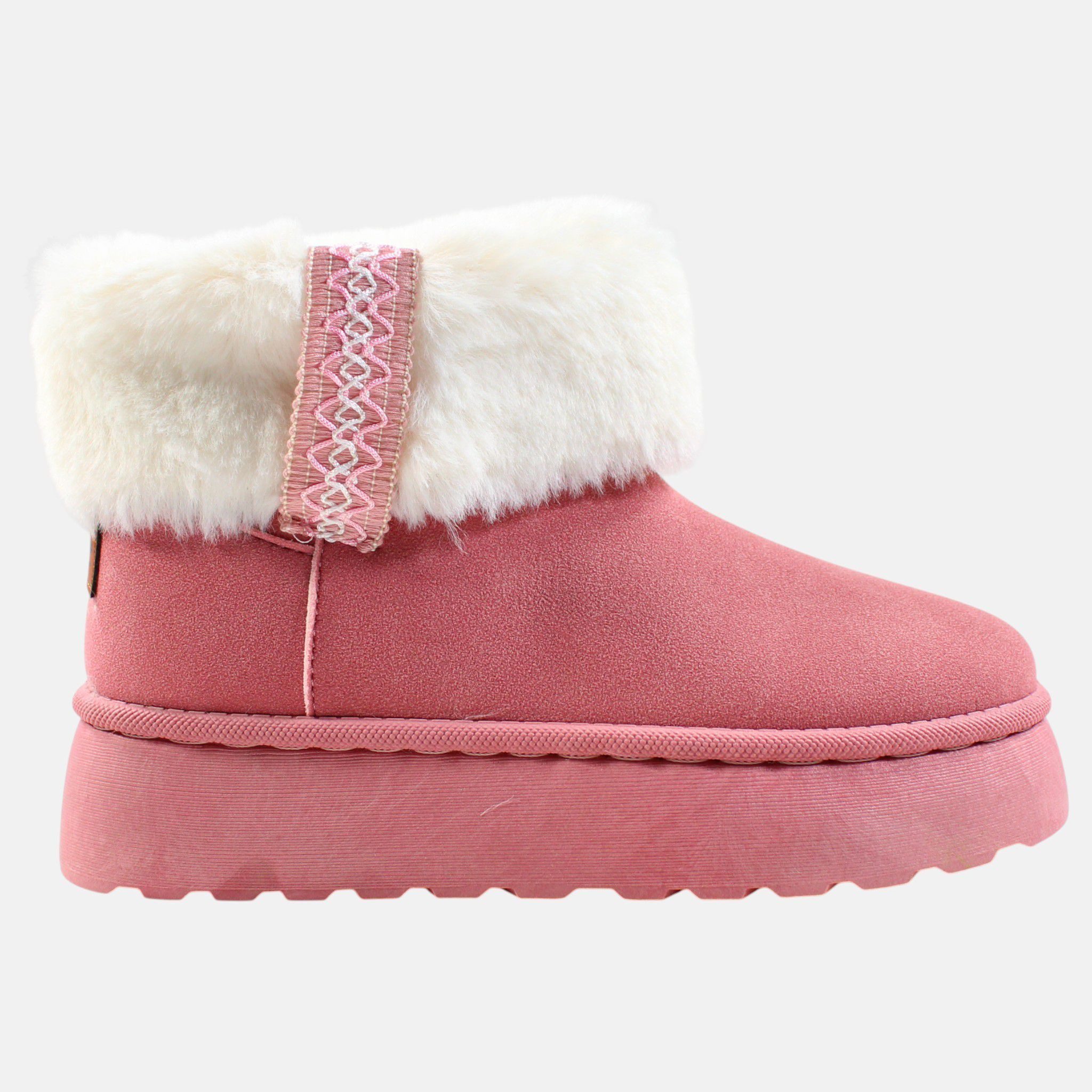 Lee Cooper Mädchen Pelzstiefel Schuhe Stiefel in Pink 36 37 38 39 Stiefel Mädchen Pelzstiefel Kunstfell – Bild 5 von 5