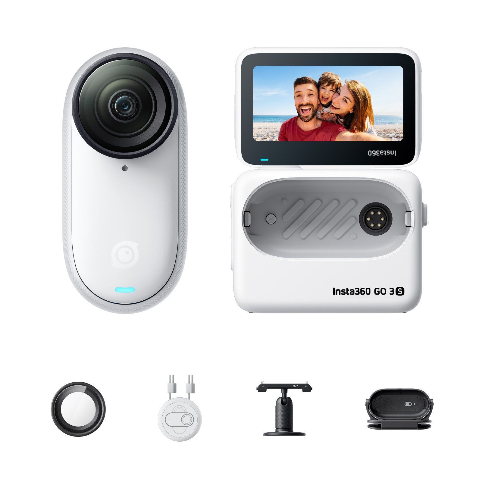 Insta360 Insta360 GO 3S - Tragbare 4K Mini-Kamera Action Cam (4K Ultra HD, WLAN (Wi-Fi), Bluetooth)