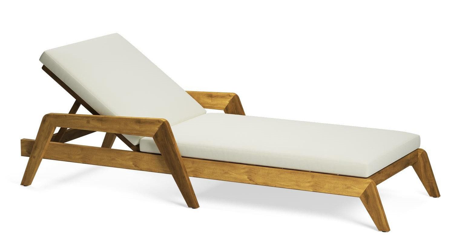 JVmoebel Chaiselongue Stilvoller Liegestuhl Designer Terrassen Chaiselongue Edle Gartenmöbel, Made in Europa
